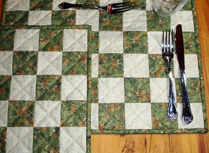 Mona's Creativity Checkered Placemats