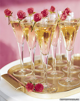  champagne drinks from Martha Stewart Weddings As beautiful as they are 