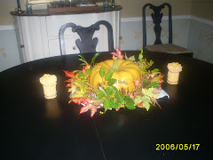 our Fall table