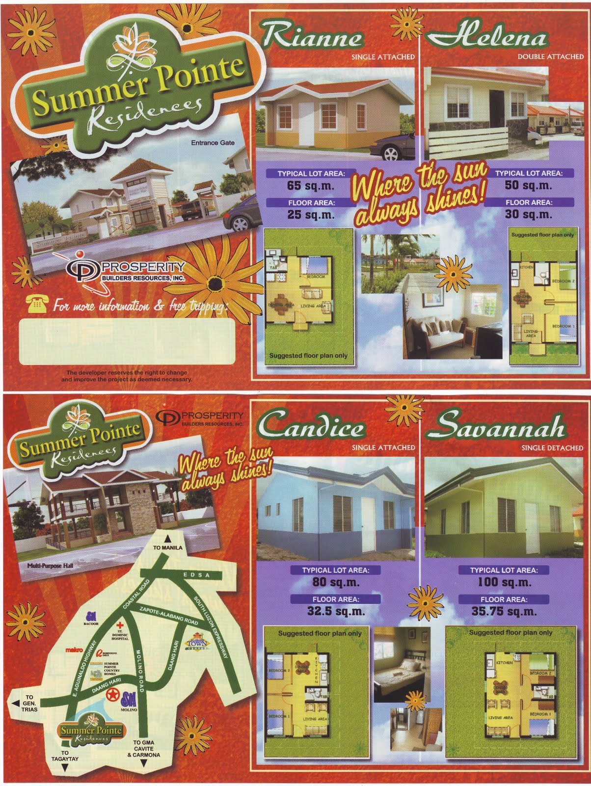 Affordable House and Lot Summer Pointe Residences