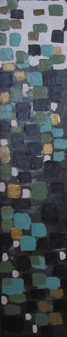 PAINTING-FIZZLE#2 Acrylic on canvas 10x48