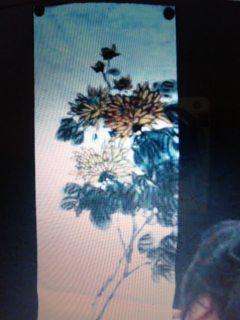 chinese ink painting chrysanthemum