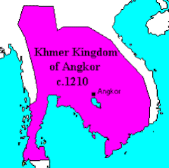 Angkor Empire Map