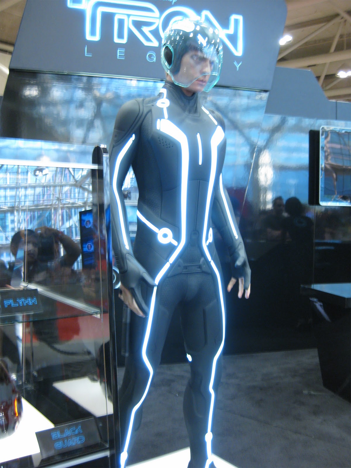 White Tron Suit