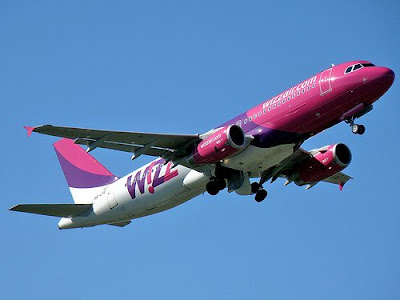 A Wizz air repülőgépe