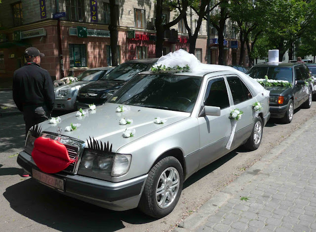 Bridal Car Decorations Wedding Ternopil Western Ukraine Bridal Car Decorations Wedding Ternopil Western Ukraine