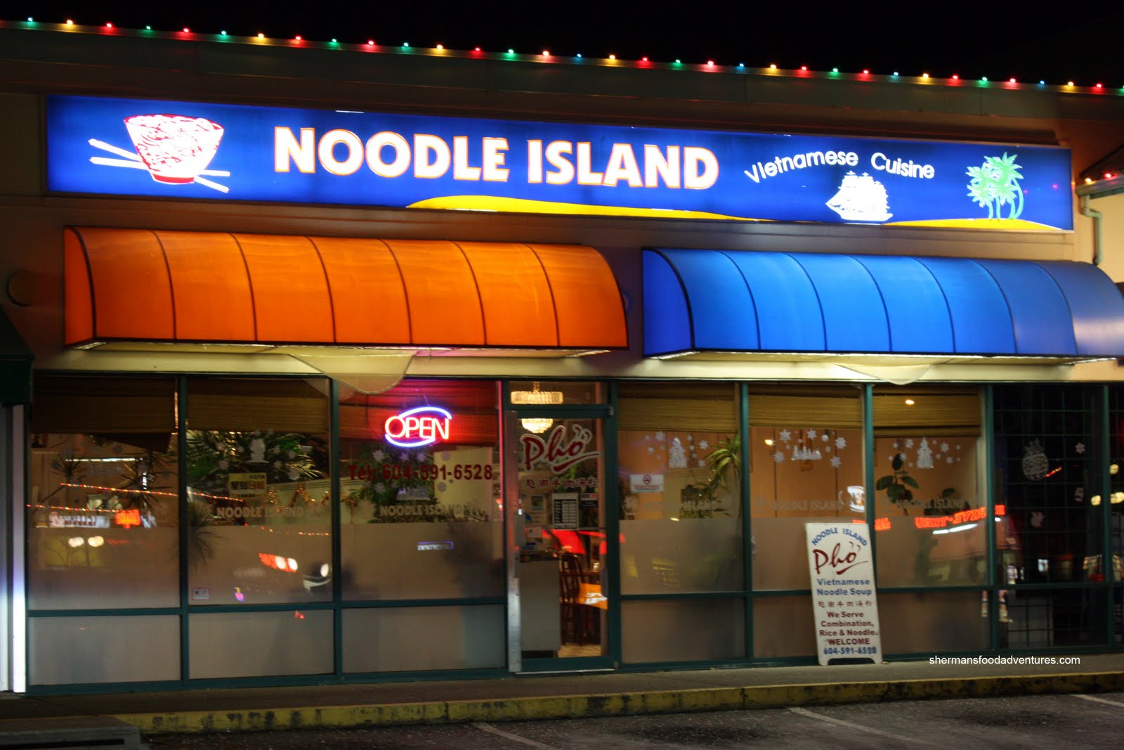 Sherman's Food Adventures Noodle Island