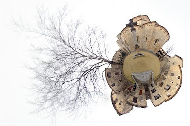 Stereographic projection of this equirectangular panorama by galh.
