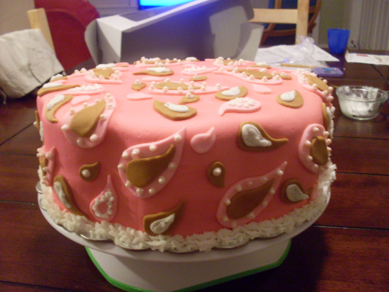 Capital Cakes Paisley Birthday Cake