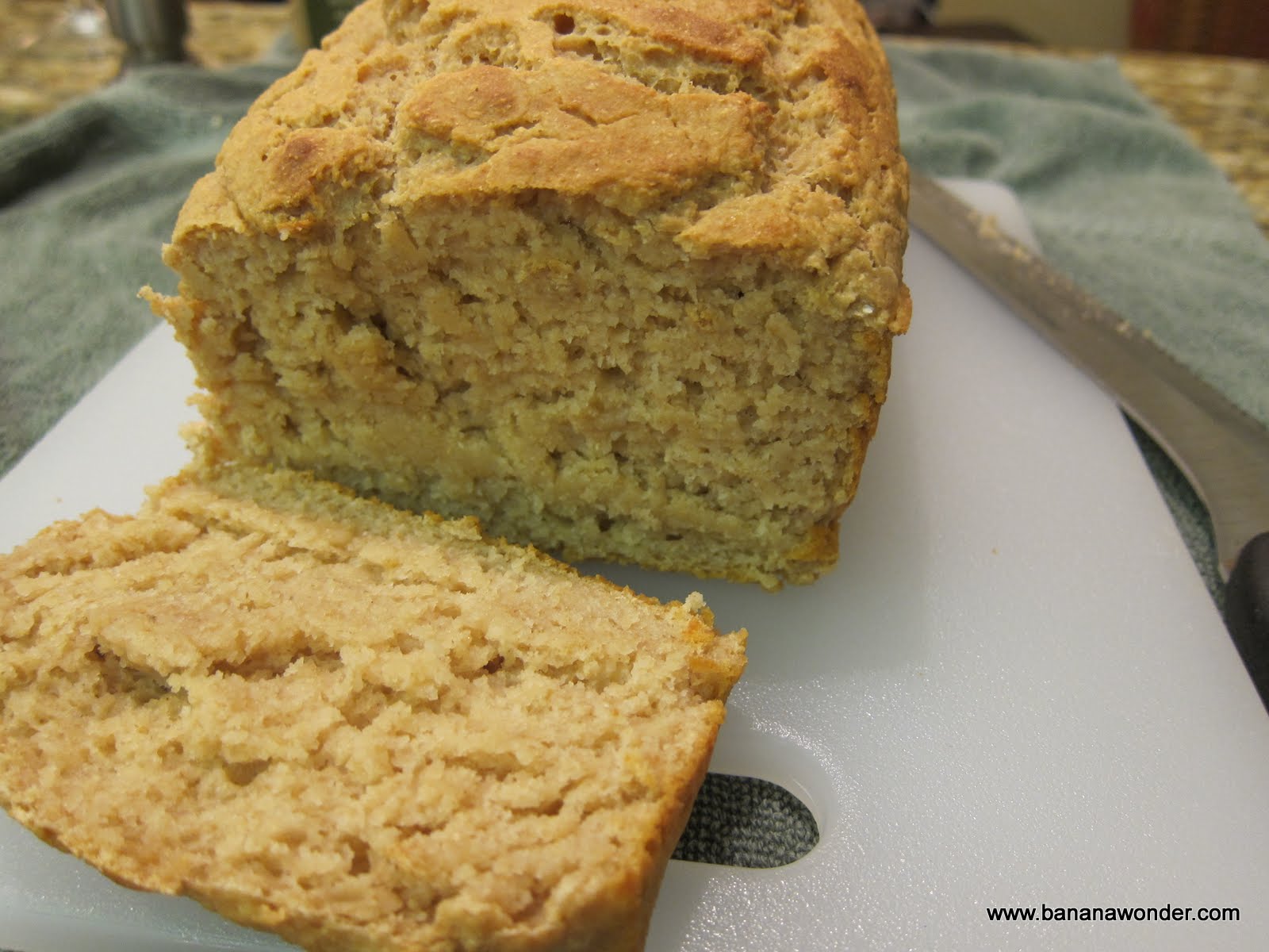 Banana Wonder Culture and Yeast Greek Yogurt Beer Bread
