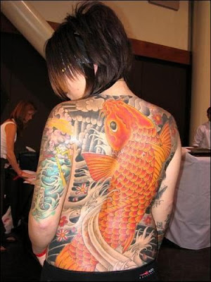 The Koi fish originated and bred in China but the Japanese made it a 