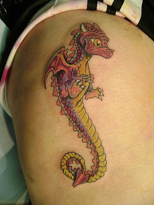 The Japanese Dragon Tattoo is a very beautiful and colorful tattoo design