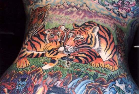 Tiger Full Body Tattoo 