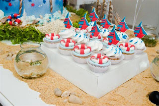 Festa Baby Shark - Kit Topo de Bolo Espeto 2 Anos - Festas da 25