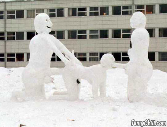 What is the best celebrity sex tape Pictures of snowman sex