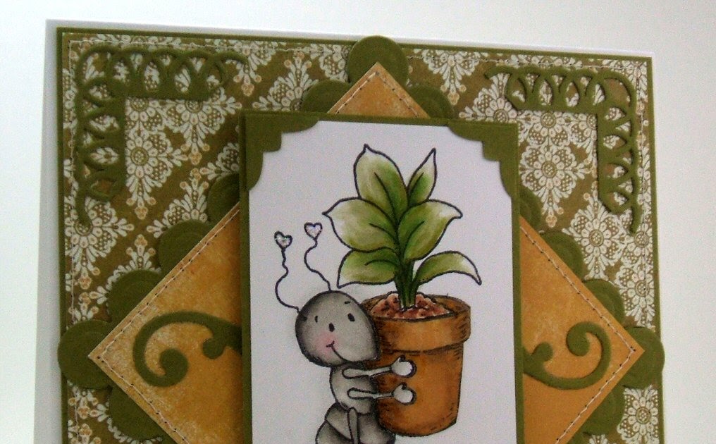 Mom�s Time Ant with a rubber tree plant&hellip;..