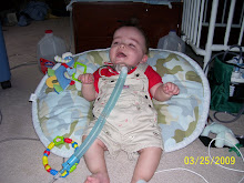 Braden in overalls