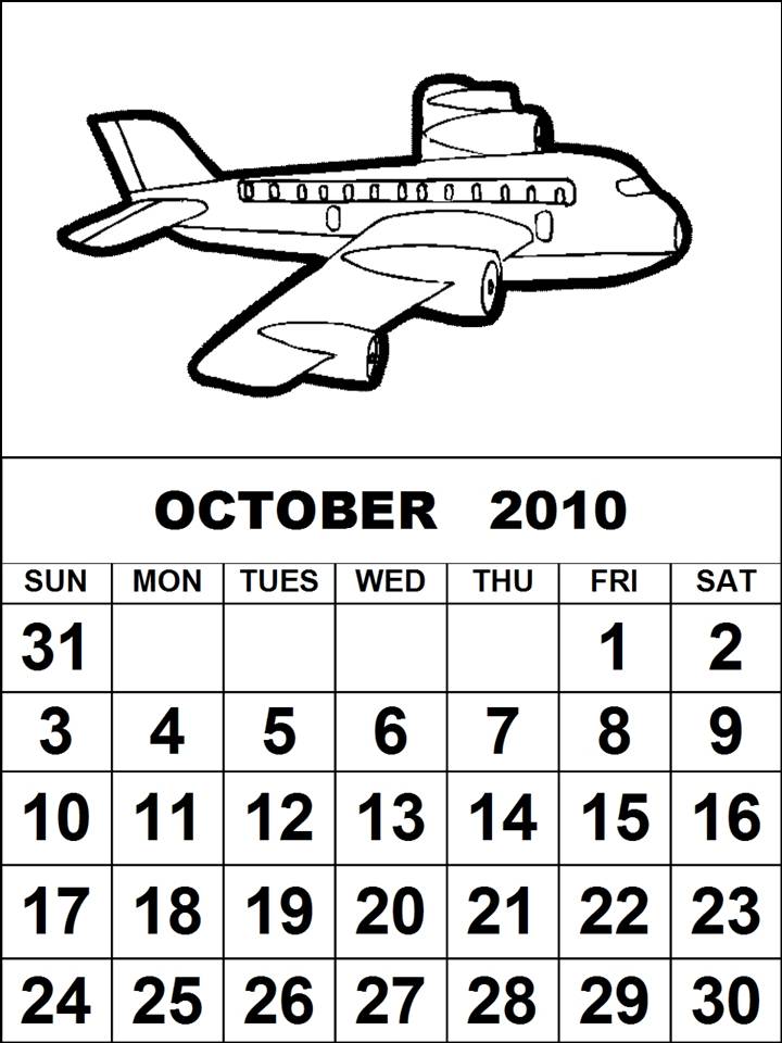 Aeroplane calendar 2010 calendar october 2010. Aeroplane calendar 2010