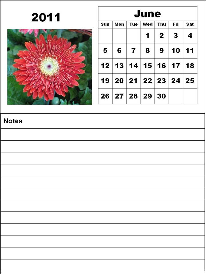 June+month+2011+calendar