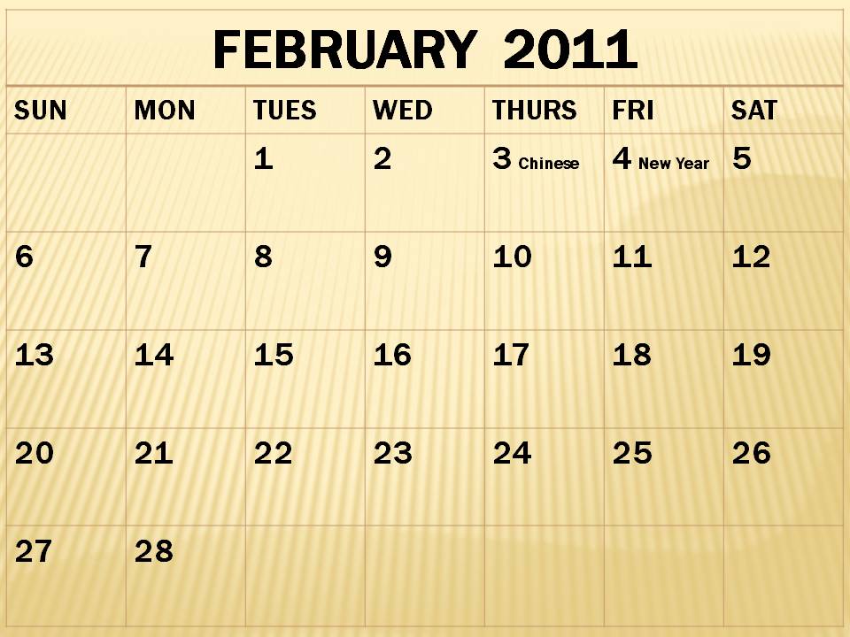 monthly calendar template march 2011. monthly calendar template