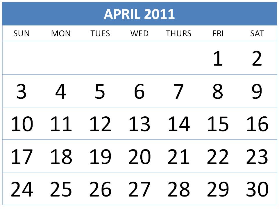 april 2011 calendar template. april 2011 calendar. april 2011 calendar template.