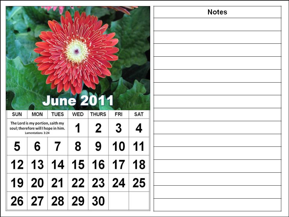 June+month+2011+calendar