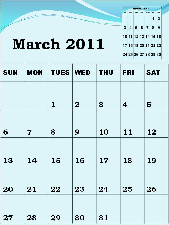 blank 2011 calendar march. february 2011 calendar blank.