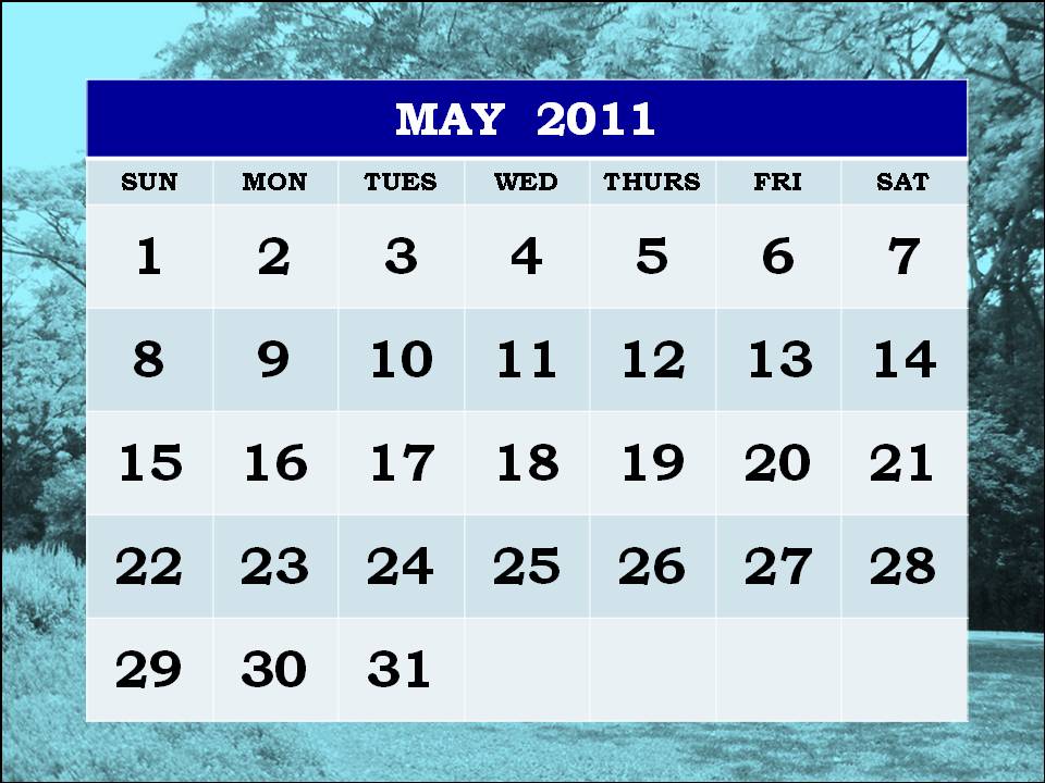 may 2011 printable calendar. MAY 2011 PRINTABLE CALENDAR