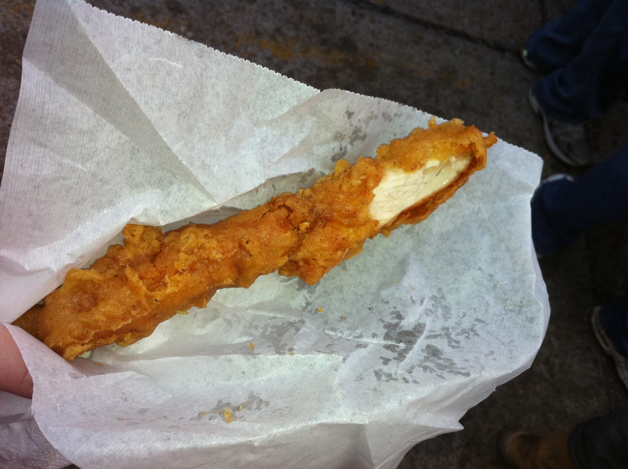 Luv Me Tenders Sugar Bowl Fan Fest Chicken On A Stick Booth New