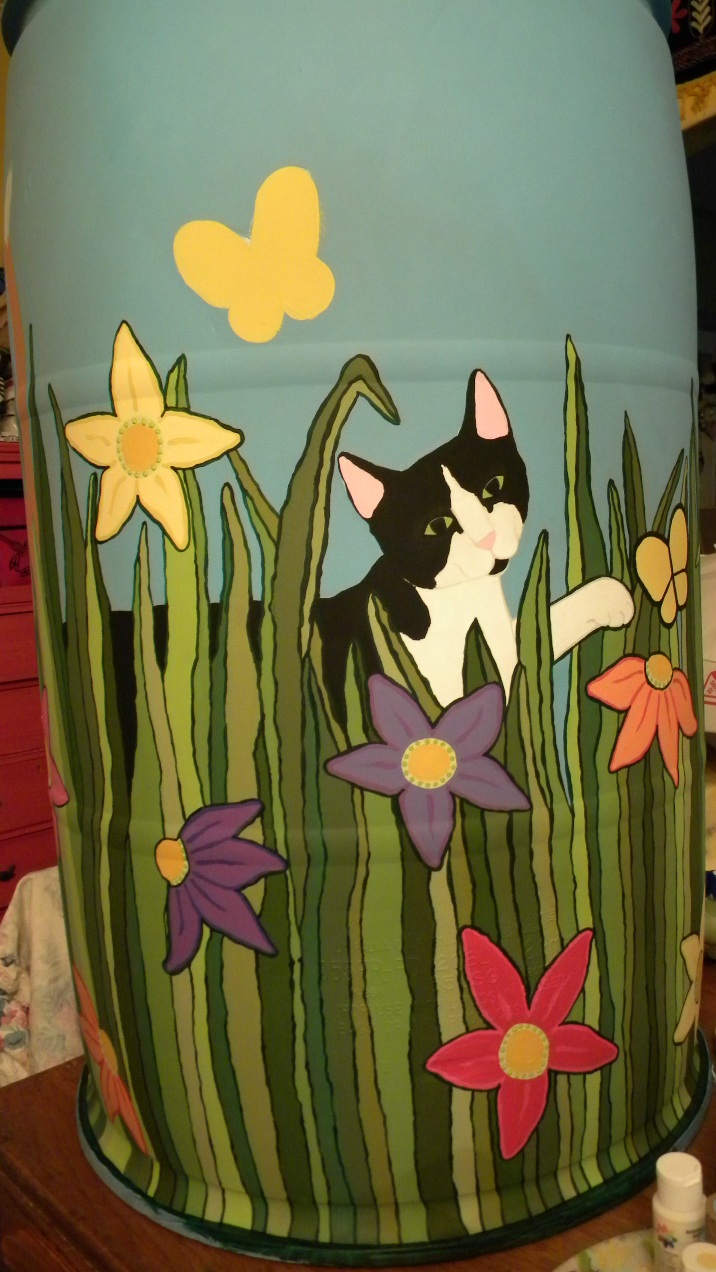 ODD imagination: Rain Barrel Art