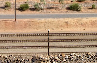 Binari della stazione di Broken Hill - Australia