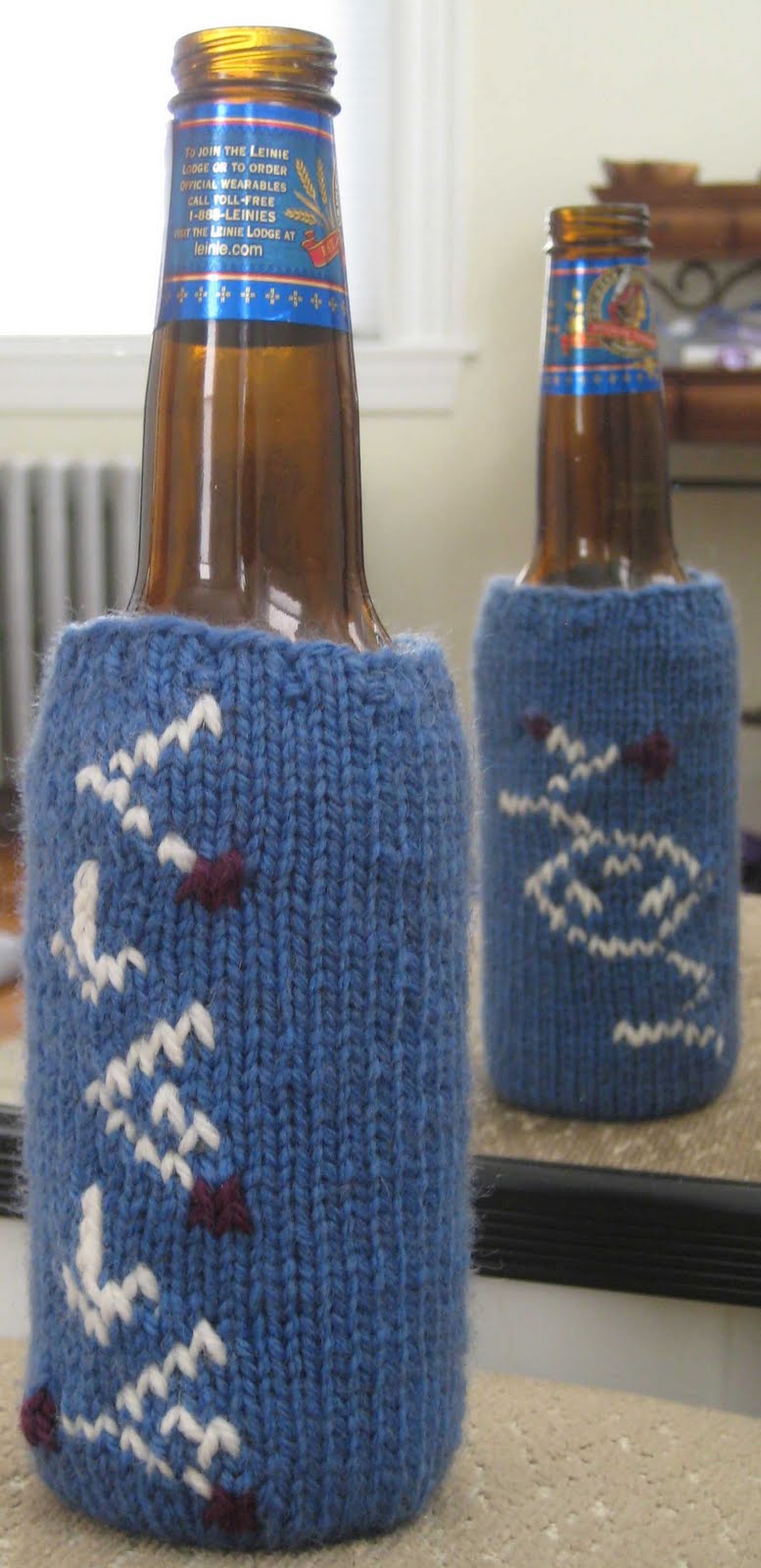 ChemKnits Hangover Beer Cozy Pattern