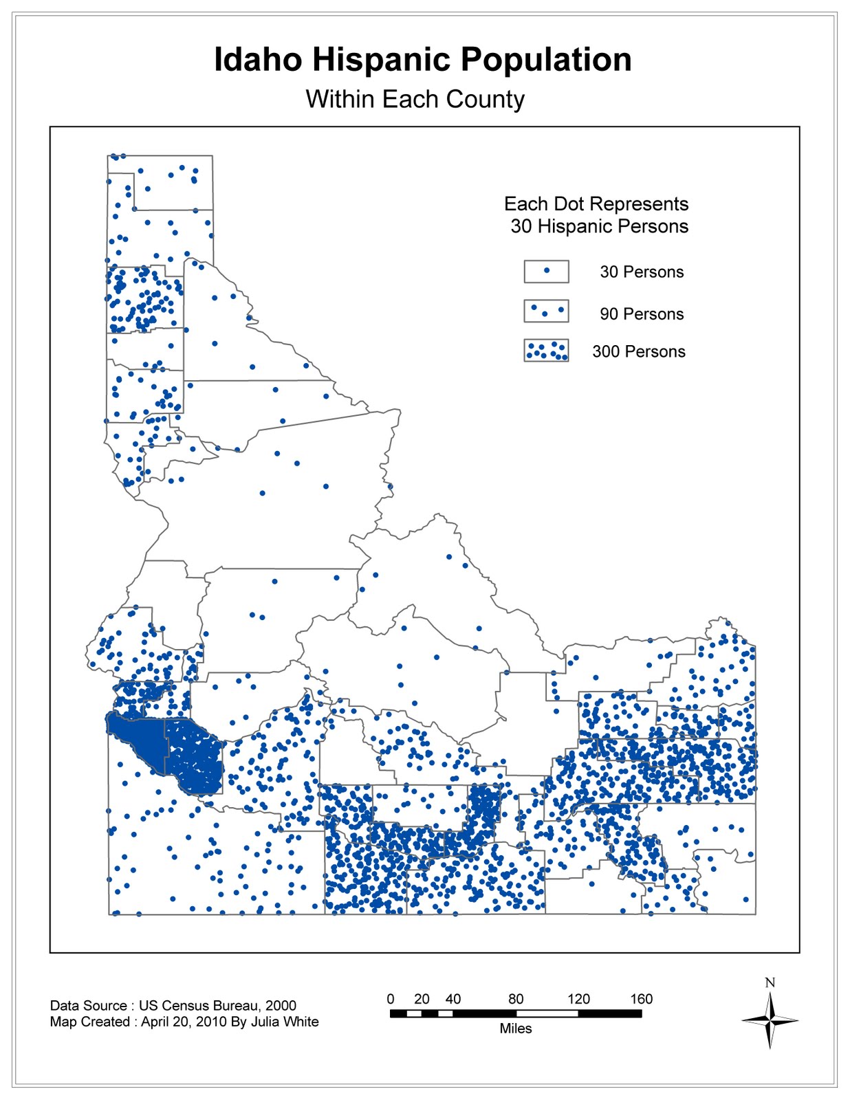 each dot represents 30 people and highly populated areas are easily determined data for this map came from the u s each dot represents 30 people and highly populated areas are easily determined data for this map came from the u s