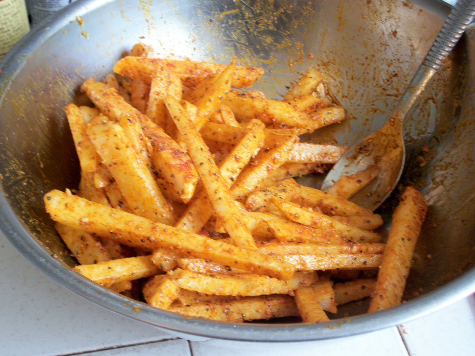 Selki's Spiritual World of Health and Wellness Spicy Jicama "Fries!!"