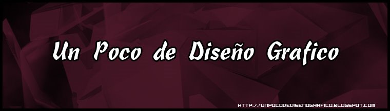 Un poco de diseño grafico