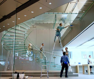 Glass Stairs Design Inspiration, Creative Feel to Your Space