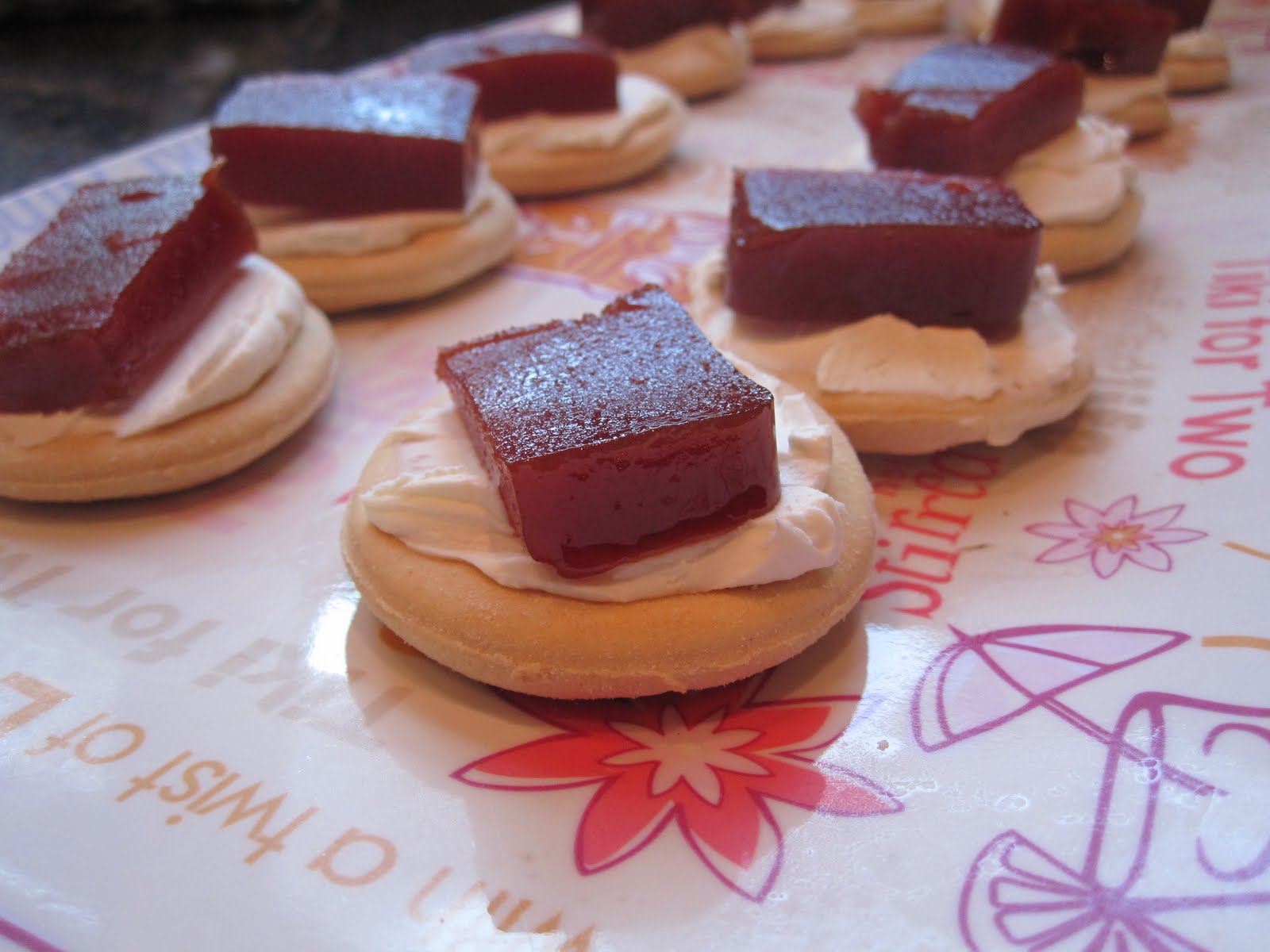 Stirring the Pot Guava and Cream Cheese on Galletas