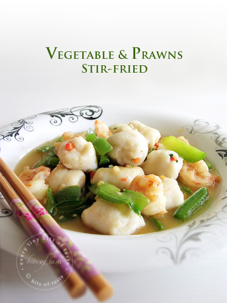 Vegetable & Prawns Stir-fried