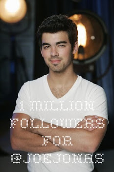 Campanha 1 milhão de followers para @joejonas