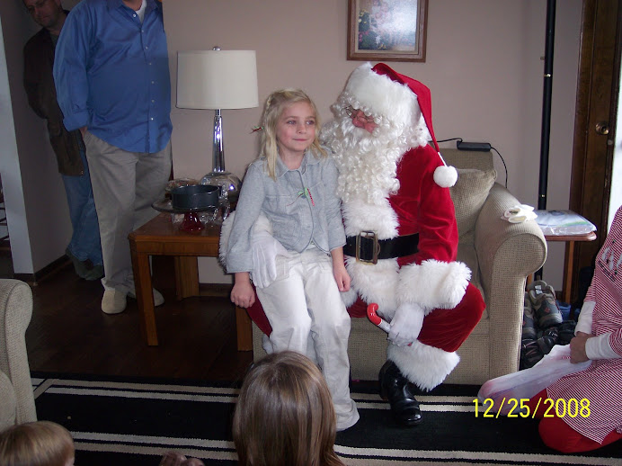 Hannah and Santa