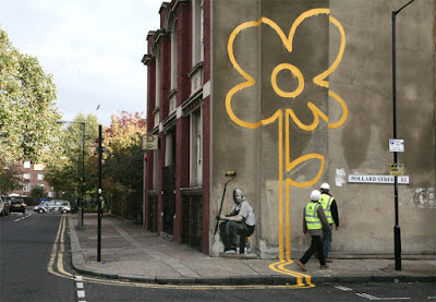Banksy el mejor  Flower01+outdoor+-+Banksy