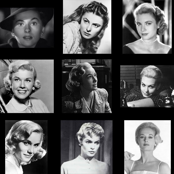 Top: Joan Fontaine, Ingrid Berg...