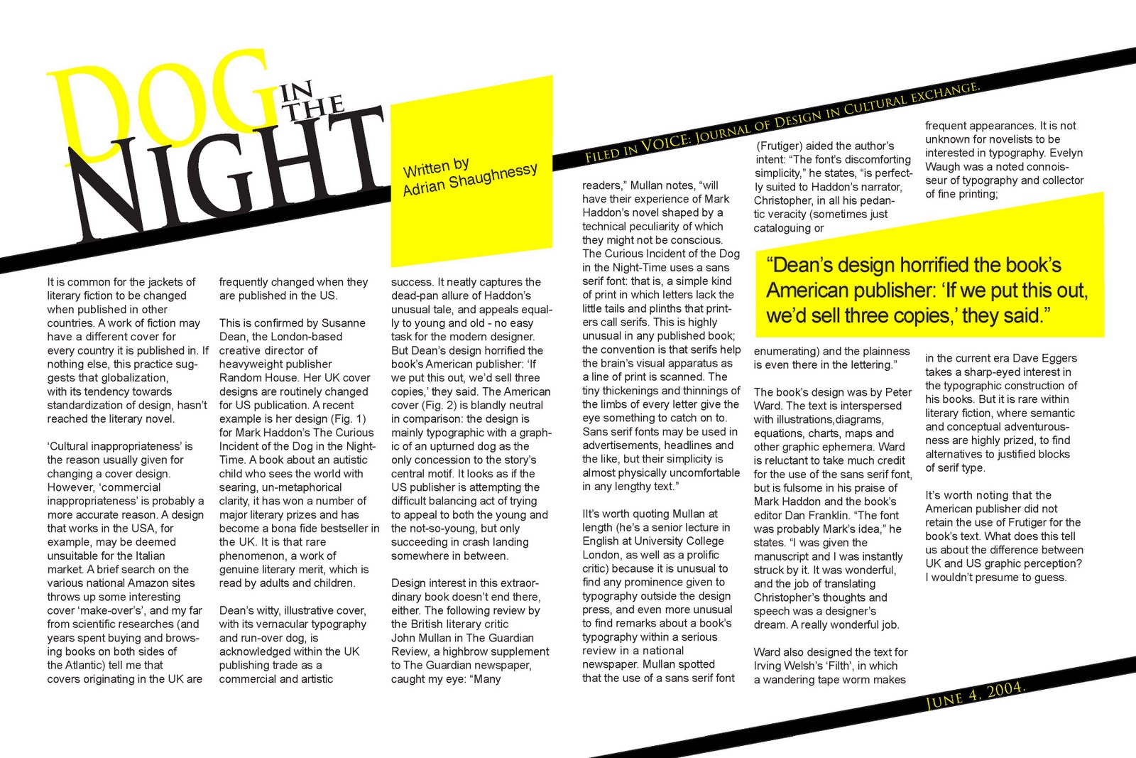 Magazine Layout Assignment | magazine layout assignment the upper level Magazine Layout Assignment | magazine layout assignment the upper level