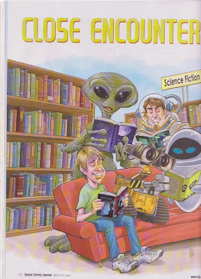Aliens Reading