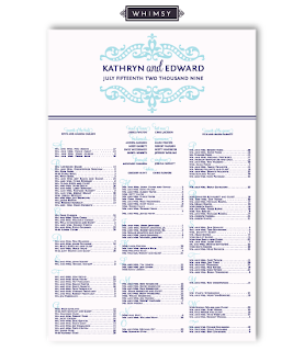 whimsy modern flourish seating chart design