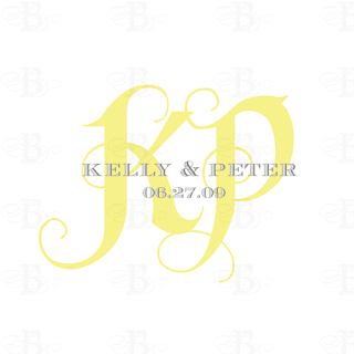 wedding monogram logo design