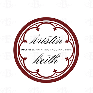 custom wedding logo monogram design