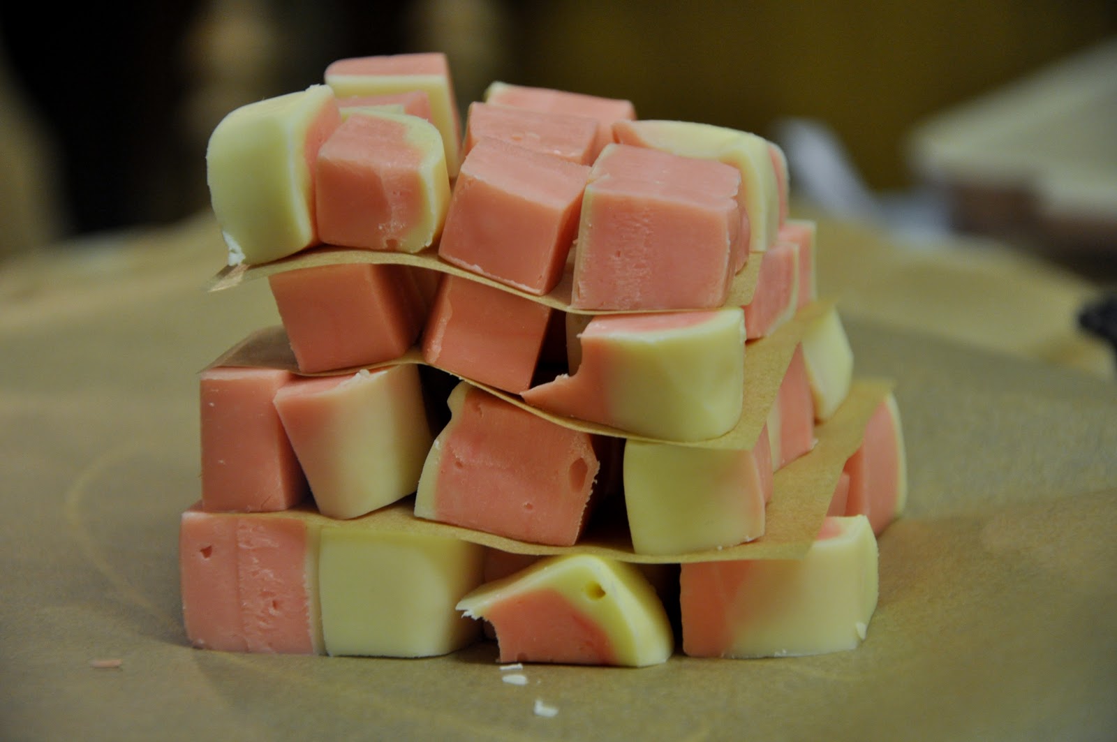 pippa's long stockings how I wrapped my fudge