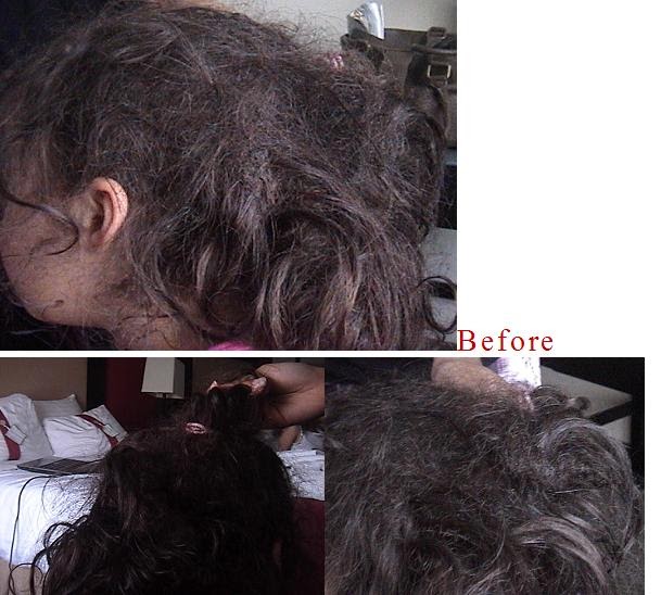 Tangled Hair Techs Detangling Tangled Matted Children/Kids Hair