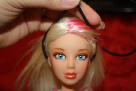 barbie doll hair band